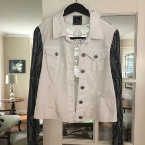 Craft Fair White Denim Jacket